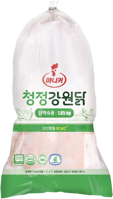 마니커 무항생제 청정강원닭 백숙용생닭 11호 냉장 국내산, 3개, 1.05kg
