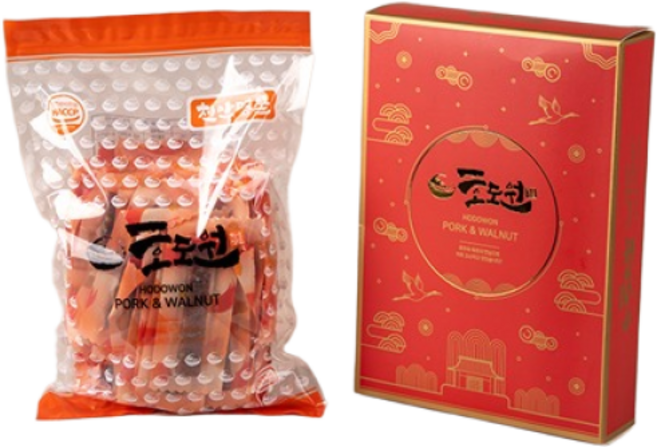 [호도원] 원조 천안호두과자 [호두육포] 답례품 선물 세트, 1세트, 300g