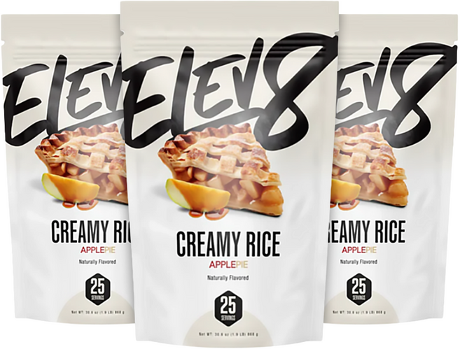 크림오브라이스 애플 파이 맛 CREAMY RICE Apple Pie 맛 화물 보충제 부드러운 간편 파우더 쉐이크, 3개, 865g