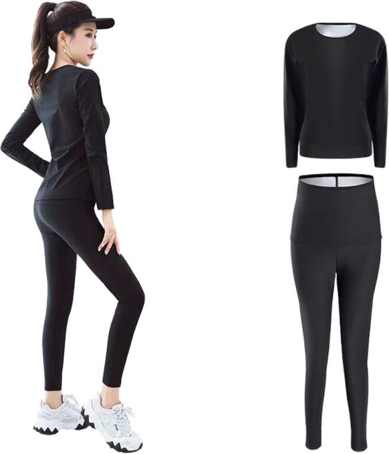 여성 땀복 트레이닝 운동복 상하의 세트 Women's sportswear