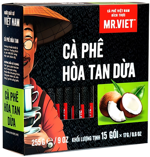 미스터비엣 인스턴트 코코넛 커피믹스, 17g, 15개입, 1개