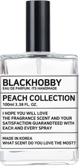 [3+1] 블랙하비 복숭아 베스트 10종 드레스퍼퓸 / 사탕수수 발효 베이스 사용, 1개, 100ml, 460. 피치컬렉션