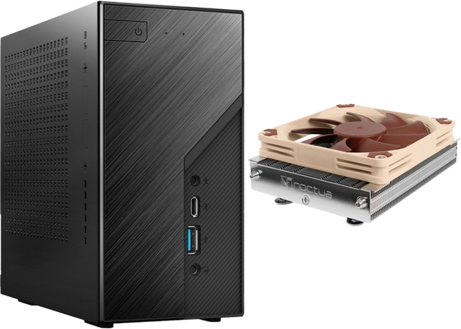 ASRock DeskMini X600 8700G 데스크미니 녹투아 AMD 라이젠 미니PC, X600(NH-L9a-AM5), Free DOS, 1TB, 16GB