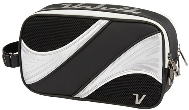 볼빅 VBEB 퍼포먼스 절개 패턴 투웨이 남녀공용 골프 파우치 골프공가방, VBEB 골프파우치 블랙, 1개