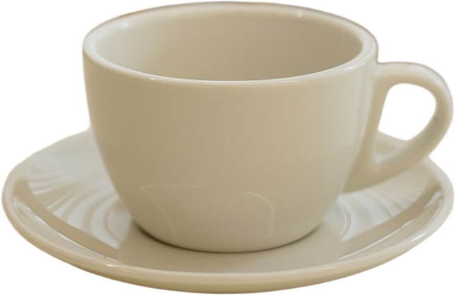 심플 커피잔세트 카페커피잔 찻잔 카푸치노잔 소서, 1개, 카페라떼 350ml