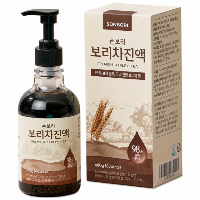 손보리 보리차 진액, 1개, 480g