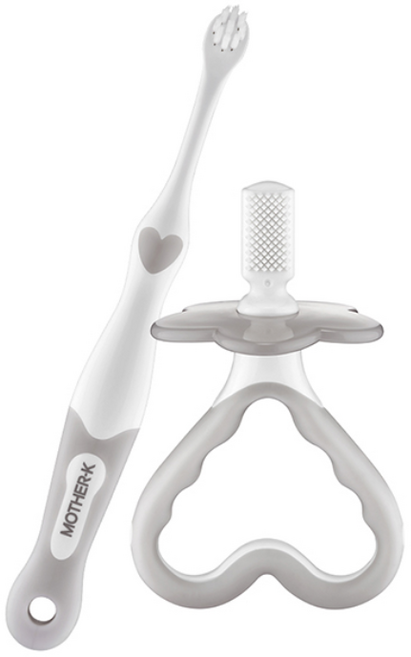 마더케이 아기 칫솔 2종 세트, 혼합색상, 2개입, 1세트