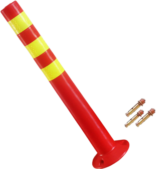 쿠몽 차선 규제봉 75cm 연두색반사지, 1개