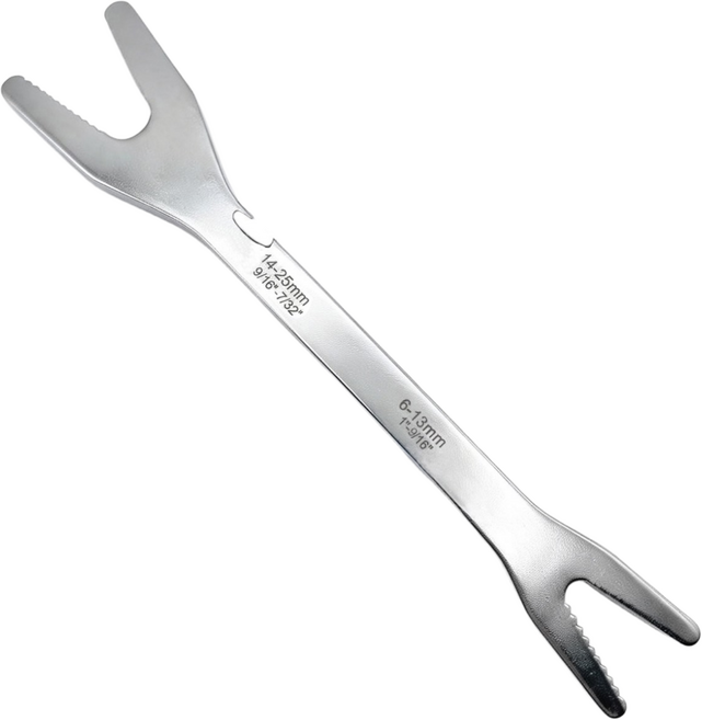 가성비 고강도 양구 오픈렌치 양구 스패너 6~25mm 슬림형 고탄소강 수공구, 1개