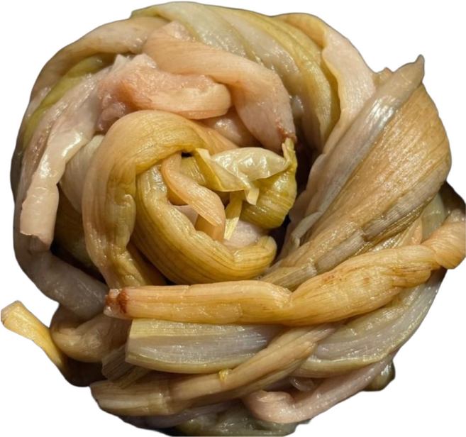 부드러운 삶은 토란대 줄기 진공포장 미얀마, 1kg(1개), 1개