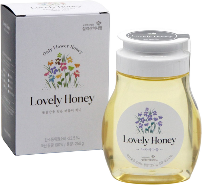 설악산허니팜_러브리허니 아카시아꿀, 1개, 250g