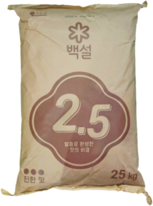 CJ제일제당 발효조미료2.5 25kg 대용량 바이오핵산2.5, 1개