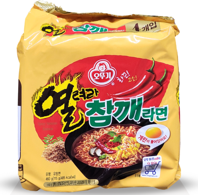 오뚜기 열려라 참깨라면, 4개
