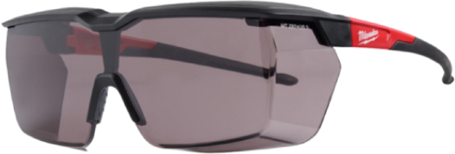 밀워키 차광 보안경 4932493440 안경 겸착 검은색 현장 작업, 검정, 1개