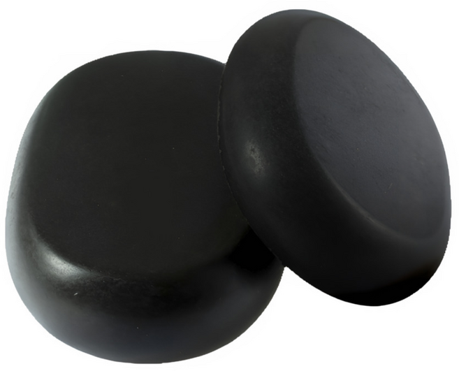 세광 현무암 스톤 괄사 핫스톤 마사지 도구 테라피 마사지돌 경락, 블랙, 15개, 대(9×7× 2.8)