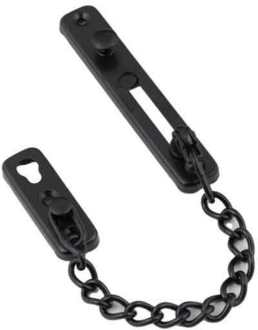 철물대장 도어락 안전고리 안전걸이 걸쇠 보안 방범 도어체인, 1개