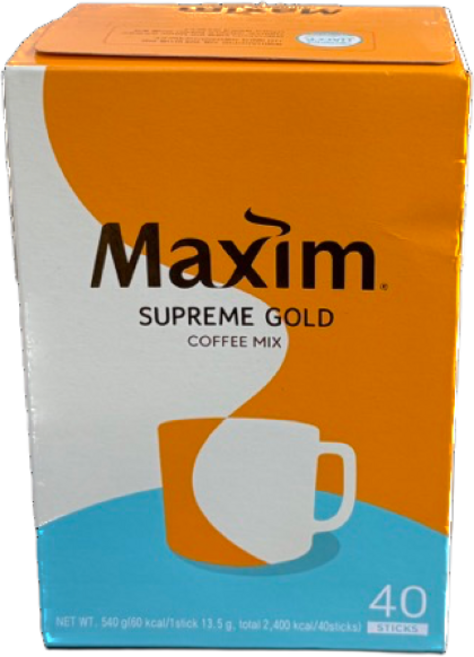 맥심 슈프림 골드 커피믹스, 13.5g, 40개입, 1개