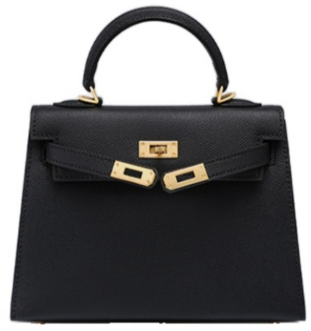 여성 소가죽 미니 토트백 데일리 오피스 핸드백