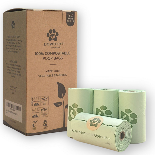 파우토피아 생분해 배변봉투 120매 풉백 똥츄 똥봉투, 120개입, 1개