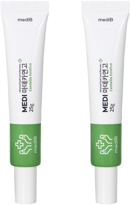 메디비 마데 케어 마데카 재생연고 레드스팟 피부 흉터 상처 색소 갈변 집중케어, 2개