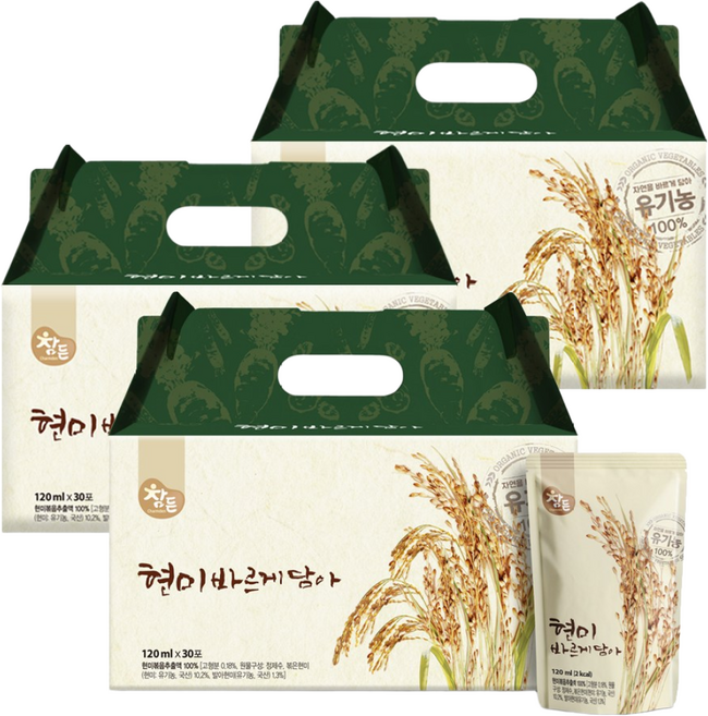 참든 현미 바르게담아, 90개, 120ml