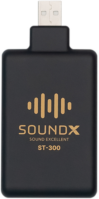 사운드엑스 ST-300 사운드튜너 USB노이즈아이솔레이터 노이즈필터 그라운드루프 잡음제거, Black, ST300