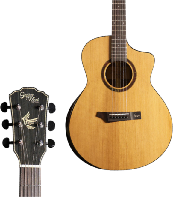 [완벽풀패키지] 고퍼우드 어쿠스틱기타 i365RC 중급용 통기타 베벨컷, 단품, 1개