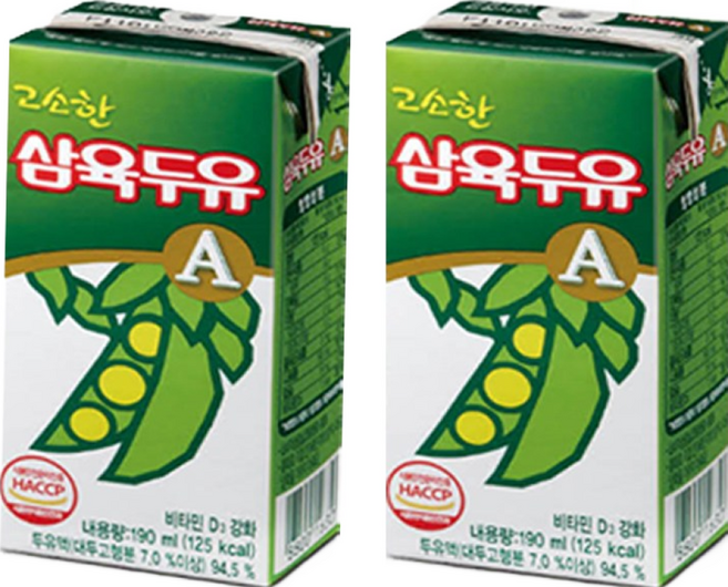 삼육 고소한두유A 190ml, 32개