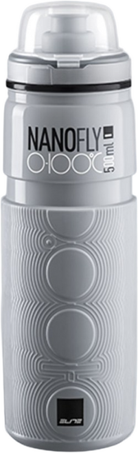 엘리트 나노플라이 보온 보냉 자전거물통 물병 500ml, 그레이, 그레이, 1개