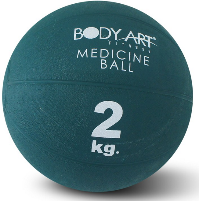 바디아트 고무 메디신볼, 그린, 1개