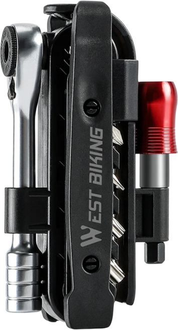 WEST BIKING자전거 다기능 수리 도구, Black
