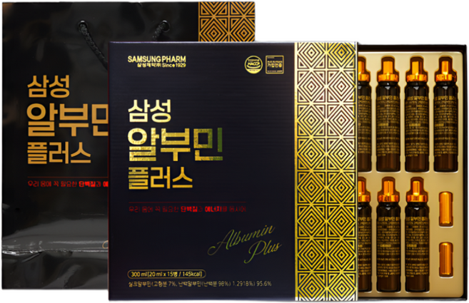 삼성제약 알부민 플러스 / 우리몸에 필요한 단백질과 에너지를 동시에, 1박스, 150회분