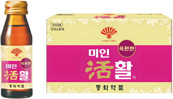 동화약품 부채표 미인활액, 75ml, 10개