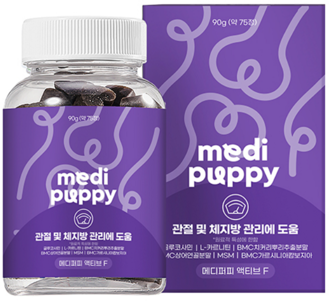 메디퍼피 리포좀 다이어트 영양제 강아지 노령견 노견 체중관리 체지방 감소 도움, 1개, 관절, 90g