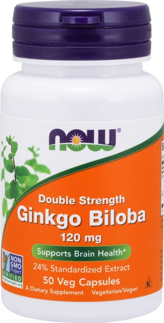 나우푸드 징코 빌로바 120mg 베지 캡슐, 25g, 1개 - 쿠팡