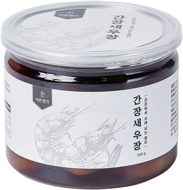 어촌명가 밥도둑 비법 간장 깐 새우장, 500g, 1개