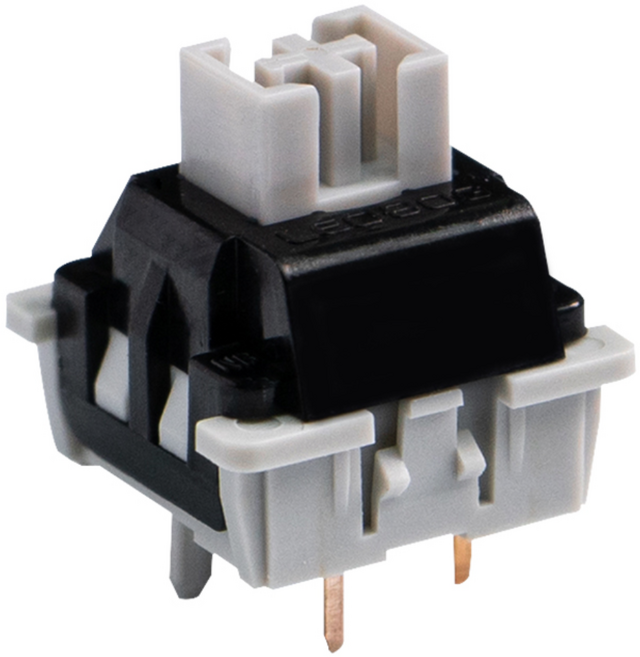 LEOBOG 그레이축 선형 스위치 5 핀 공장윤활 키보드 스위치 100개 패키지, 100pcs, Linear Switch