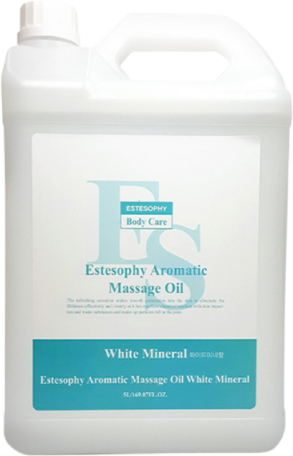 에스테소피 바디 마사지 오일 화이트미네랄, 5L, 1개