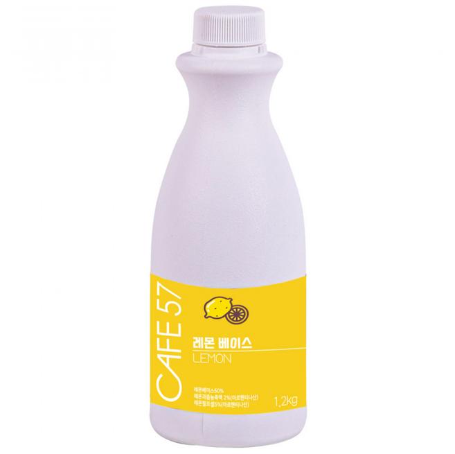 카페57 상온 레몬 베이스, 1.2kg, 1개