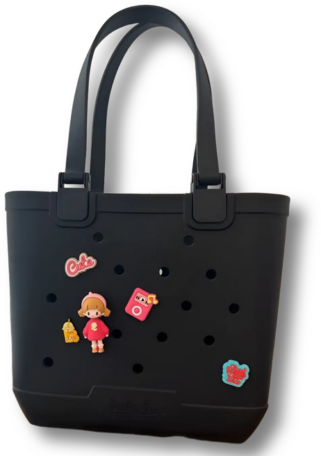 쏠티썬 수영가방 스윔백 목욕바구니 파츠백, 매트블랙