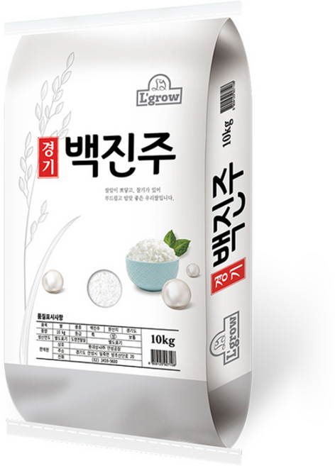 엘그로 경기미 백진주, 10kg, 1개