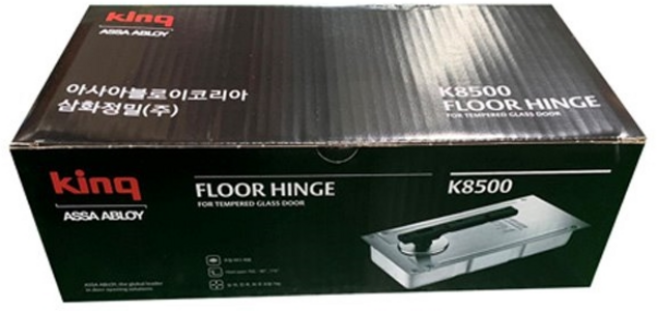 킹 정품 플로어힌지 k8500 강화도어 유리문 양쪽정지형, 1개