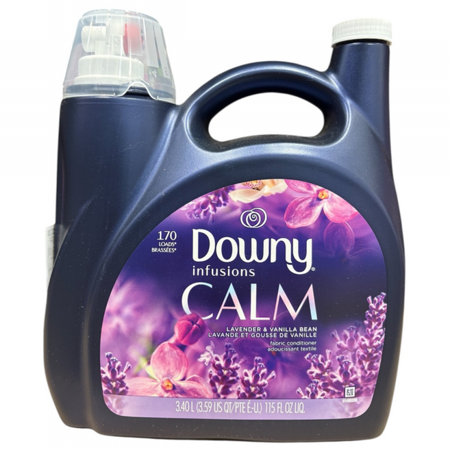 다우니 인퓨전 캄 3.4L 라벤더 앤 바닐라빈 섬유유연제, 1개