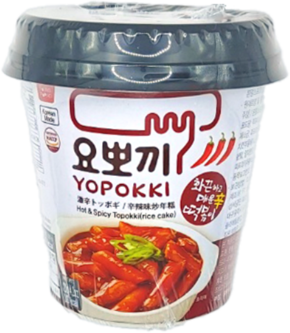 요뽀끼 화끈하고매운 신떡볶이 120g 3개 tig*037to