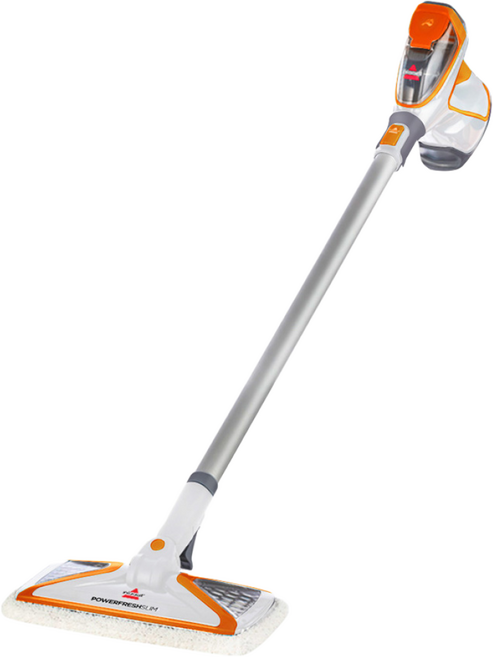 비쎌 슬림 스팀청소기 PLUS 패키지_2 (정품 8P 걸레 구성), 화이트오렌지+8P