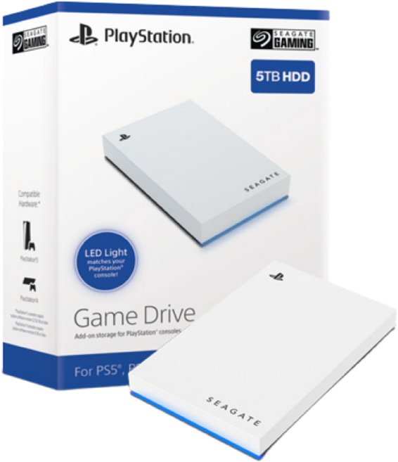 씨게이트 플레이스테이션 외장하드 5TB (PS5 & PS4 호환), 단품