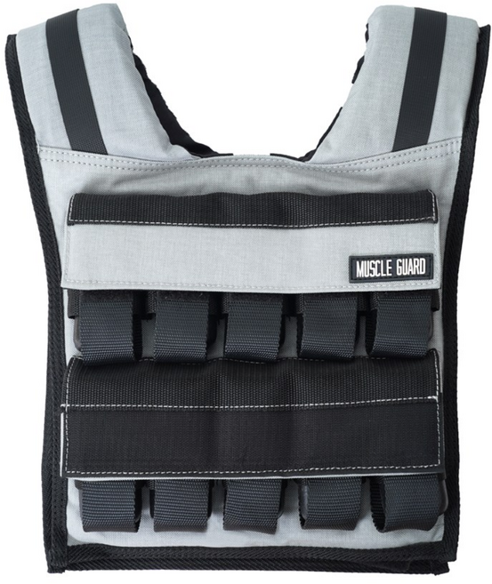 머슬가드 중량조끼 무게조절 블랙 오렌지 그레이 그린 20kg