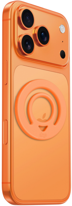 ArmorPro 아머프로 소프트 젤리 양면 맥세이프 링 홀더 스마트링, 1개, 오렌지