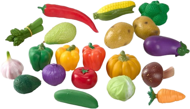 소꿉놀이용 소프트야채모형 과일모형 소프트음식모형 말랑말랑한주방놀이 음식모형, 야채20개, 1개