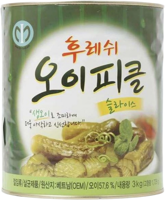 일미 후레쉬 슬라이스 오이피클, 1개, 3kg